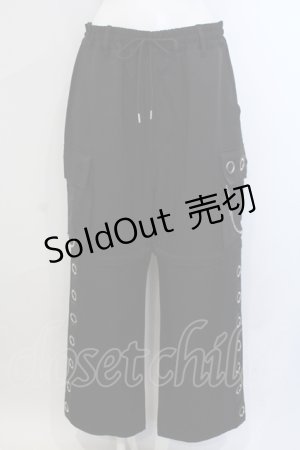 画像: PSYNYXX / ハトメパンツ  ブラック O-25-06-30-071-LO-PA-IG-ZS
