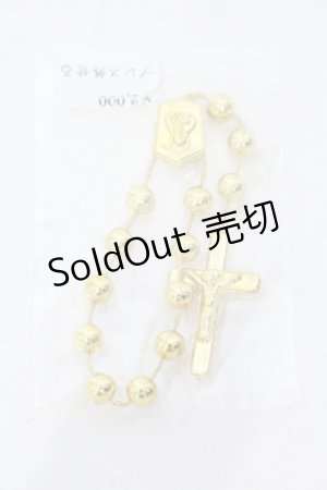 画像: MARBLE / クロスブレスレット  ゴールド O-25-06-30-1006-GO-AC-OW-OS