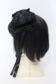 画像3: FRILL / リボンヘッドドレス  ブラック O-25-06-30-1013-HN-TO-OW-OS (3)