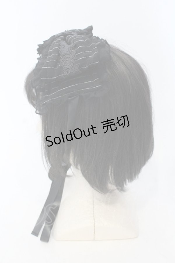 画像3: FRILL / リボンヘッドドレス  ブラック O-25-06-30-1013-HN-TO-OW-OS (3)