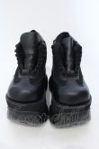 画像2: Demonia / BOXER-01　厚底スニーカー  ブラック O-25-06-30-1017-PU-SH-IG-OS (2)