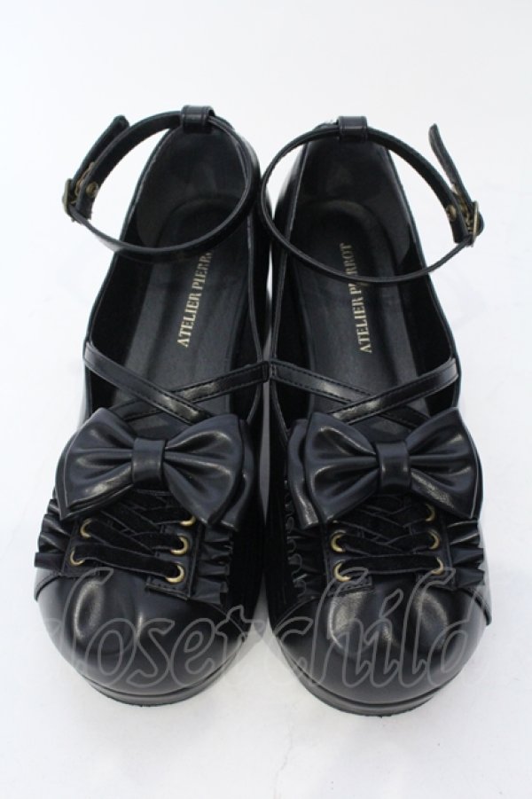 画像2: ATELIER PIERROT / Enchanted Corset Pumps パンプス  ブラック O-25-06-30-1019-EL-SH-IG-OS (2)