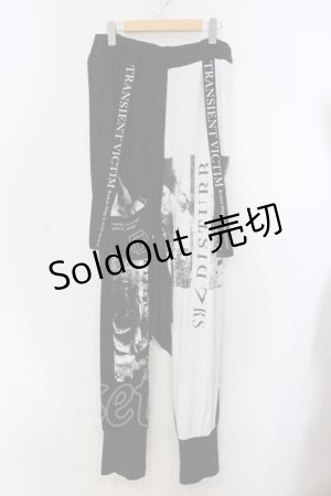 画像: SEX POT ReVeNGe / RS DISTURB BELT サルエルパンツ L ブラック×ホワイト O-25-06-30-074-SP-PA-OW-OS