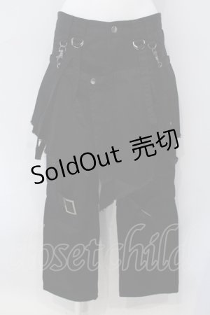 画像: SEX POT ReVeNGe / フラップ付きベルテッドパンツ  M O-25-06-30-076-SP-PA-IG-OS