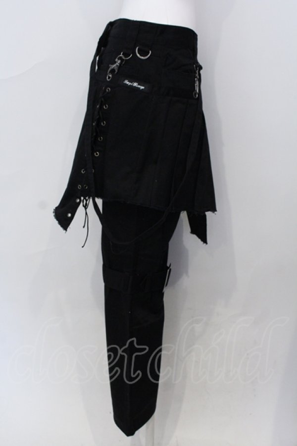 画像2: SEX POT ReVeNGe / フラップ付きベルテッドパンツ  M O-25-06-30-076-SP-PA-IG-OS (2)