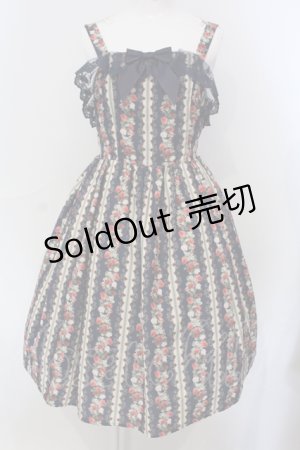 画像: axes femme kawaii / ローズベリーガーデンジャンスカ  ネイビー O-25-06-30-086-AX-OP-IG-OS