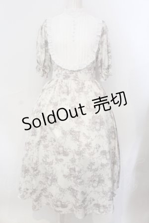 画像: m petit by misako / トワルドジュイワンピース M オフシロ O-25-06-30-088-LO-OP-IG-OS