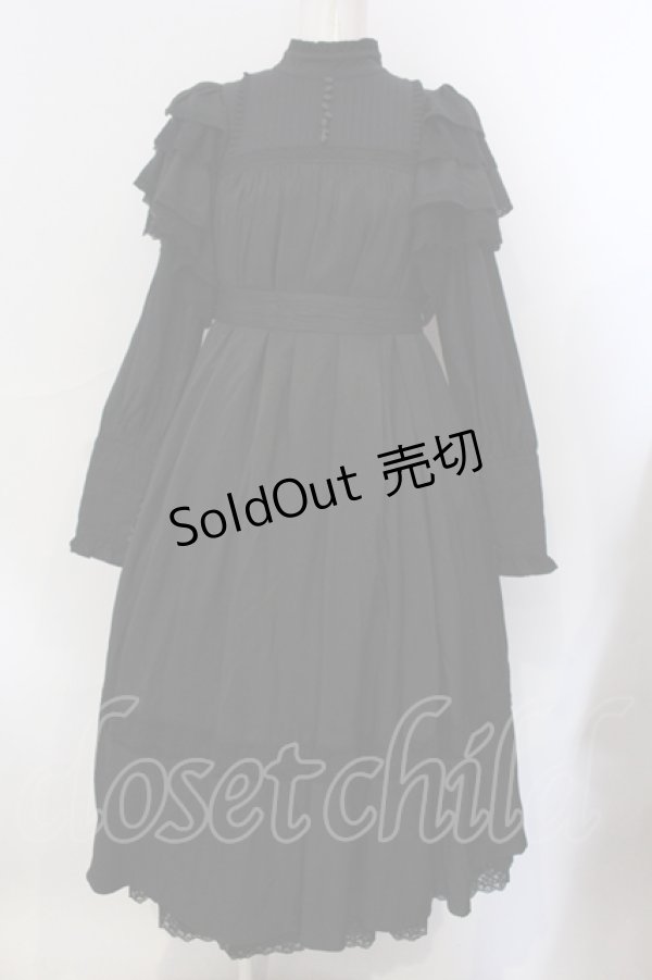 画像1: 星箱works / リリアンヌ姉妹 ロング丈ワンピース  クロ O-25-06-30-093-PU-OP-OW-OS (1)