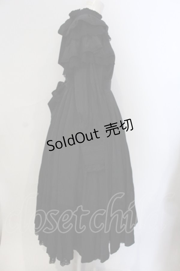 画像3: 星箱works / リリアンヌ姉妹 ロング丈ワンピース  クロ O-25-06-30-093-PU-OP-OW-OS (3)