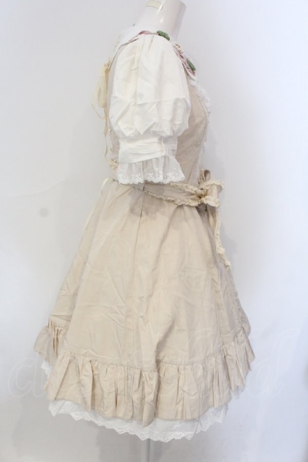 画像3: 星箱works / 四つ葉のクローバーワンピース S 生成り O-25-06-30-094-PU-OP-IG-OS (3)