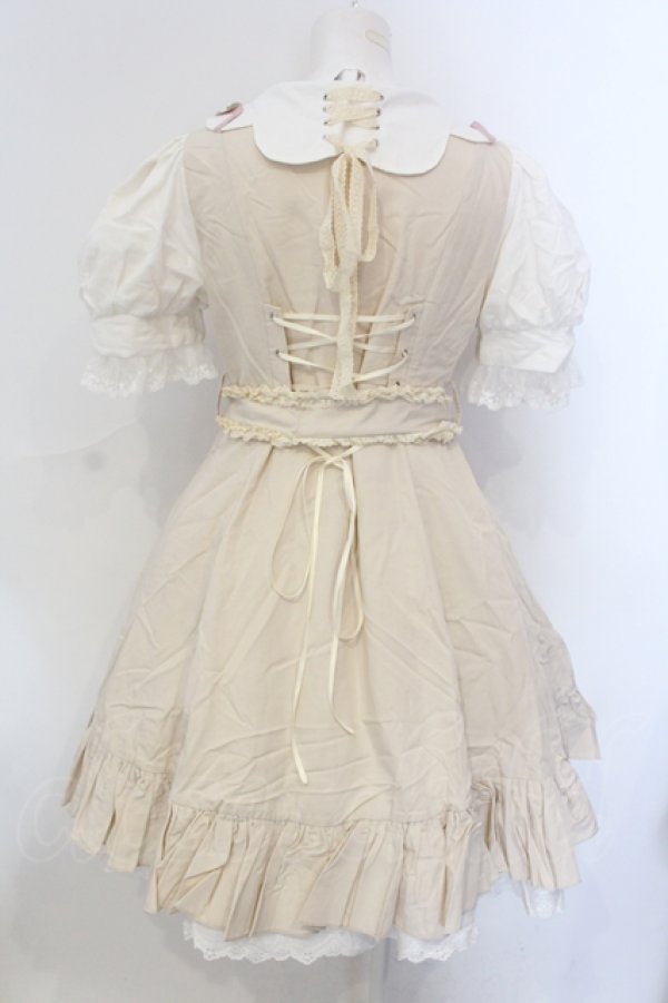 画像4: 星箱works / 四つ葉のクローバーワンピース S 生成り O-25-06-30-094-PU-OP-IG-OS (4)