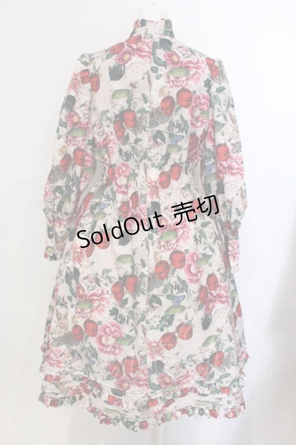 画像3: マダラニンゲン / Strange cherry and howl rabbit long dress ドレス  ピンク O-25-06-30-095-PU-OP-YM-OS (3)