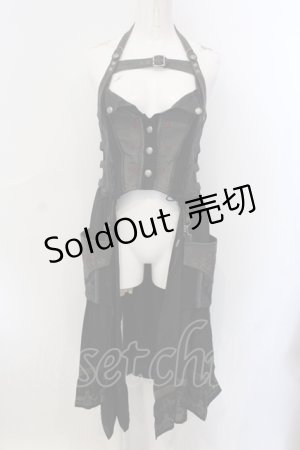 画像: Ozz oneste / perfume bottle print2wayジャケット（ALYSモデル）  ブラック O-25-06-30-100-OO-JA-OW-OS