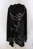 画像1: SEX POT ReVeNGe / CUSTOM FEVER CROSS HOOD コーディガン L ブラック O-25-06-30-110-SP-CO-OW-OS (1)