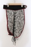 画像2: Qutie Frash / 2022年 プレミアム黒炎ラップスカート  ブラック×レッド O-25-06-30-132-QU-SK-IG-ZT083 (2)