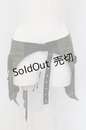 画像: Qutie Frash / ナイロンラップパーツ  カーキグリーン O-25-06-30-145-QU-SK-IG-OS