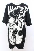画像1: HYPER CORE / プリントBIGTシャツ  ブラック O-25-06-30-018-PU-TO-OW-ZT021 (1)