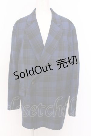 画像: MILKBOY / チェックジャケット  ブルー O-25-06-30-027-MB-JA-OW-OS