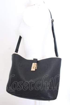 画像: NieR Clothing / 3WAY PU LEATHER BAG[BAG IN BAG付き] バッグ  ブラック O-25-06-30-005-PU-BG-IG-OS