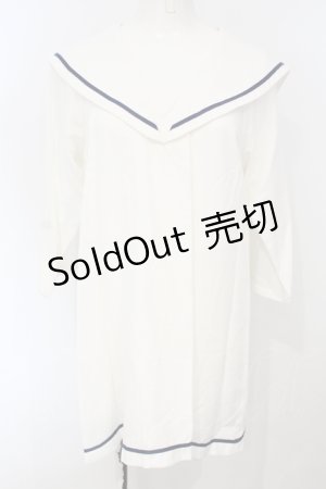 画像: MILK / SAILORチュニック  シロ O-25-07-05-041-ML-JA-IG-OS