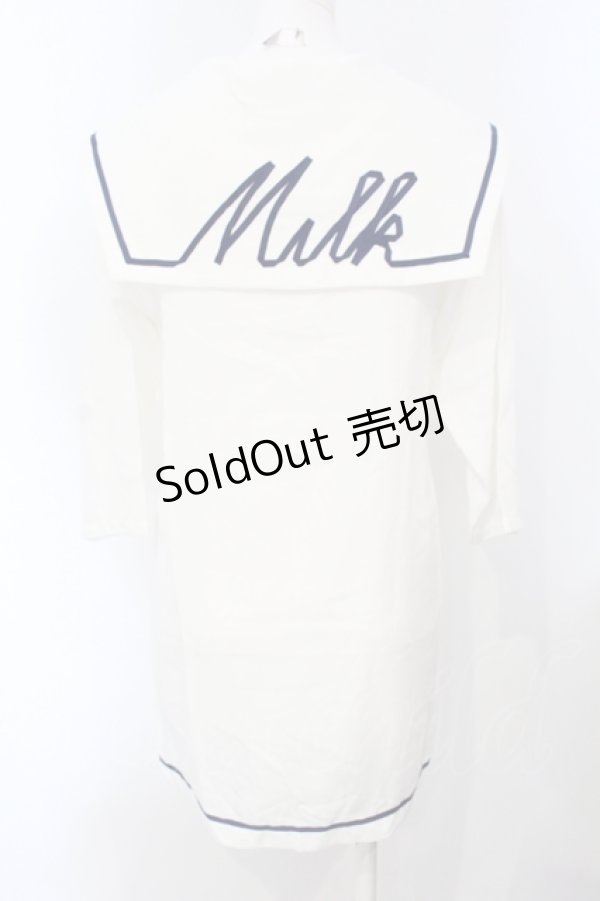 画像3: MILK / SAILORチュニック  シロ O-25-07-05-041-ML-JA-IG-OS (3)