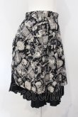 画像2: PEACE NOW / キャットプリントバックティアードスカート  ブラック O-25-07-05-044-PU-SK-IG-ZS (2)