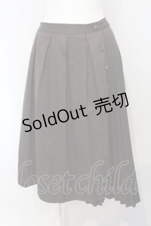 画像: axes femme / ダブルプリーツスカート  ブラウン O-25-07-05-046-AX-SK-IG-OS