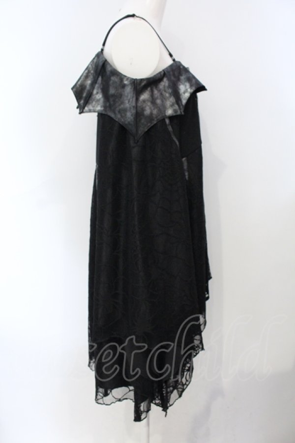 画像2: Qutie Frash / オフショル蝙蝠カーディガン  ブラック O-25-07-05-053-QU-TO-IG-ZI (2)