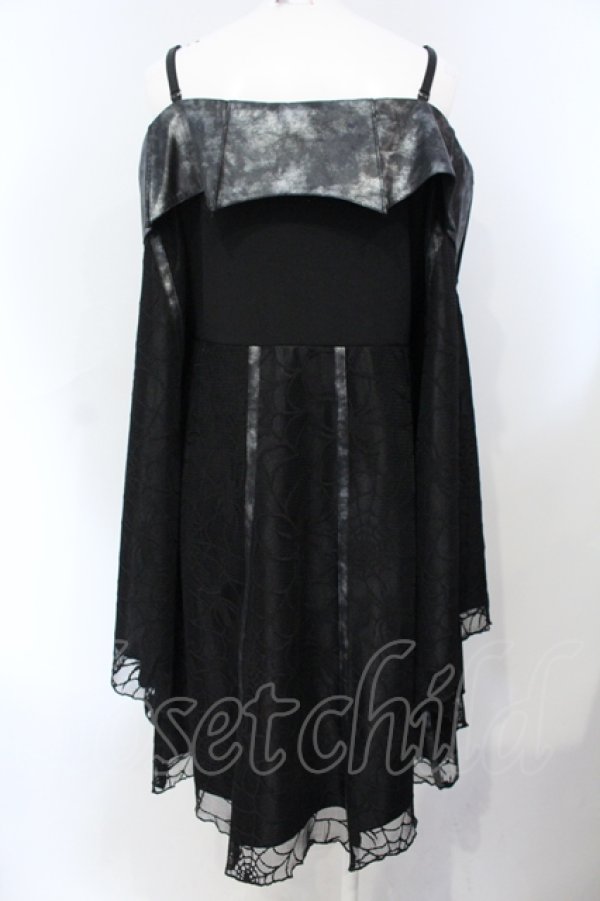 画像3: Qutie Frash / オフショル蝙蝠カーディガン  ブラック O-25-07-05-053-QU-TO-IG-ZI (3)