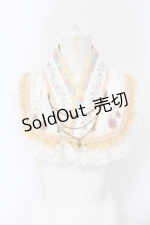 画像: Ozz oneste / チャイナ風付け襟  アイボリー O-25-07-05-056-OO-ZA-IG-OS