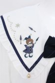 画像3: Amavel / Mysterious Night CIRCUSブラウス  シロ×グリーン O-25-07-05-059-CA-BL-IG-OS (3)
