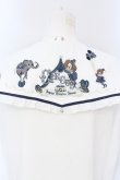 画像6: Amavel / Mysterious Night CIRCUSブラウス  シロ×グリーン O-25-07-05-059-CA-BL-IG-OS (6)