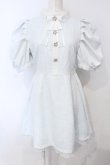 画像1: Swankiss / EK elegant tweed O/P ワンピース F サックス O-25-07-05-060-CA-OP-YM-OS (1)