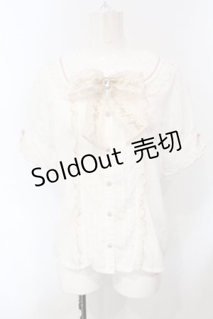 画像: LIZ LISA / メッセージレースブラウス  シロ O-25-07-05-065-LO-BL-IG-OS