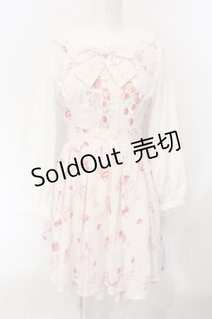 画像: LIZ LISA / Strawberry Tea Partyワンピース  ピンク×シロ O-25-07-05-066-LO-OP-IG-OS