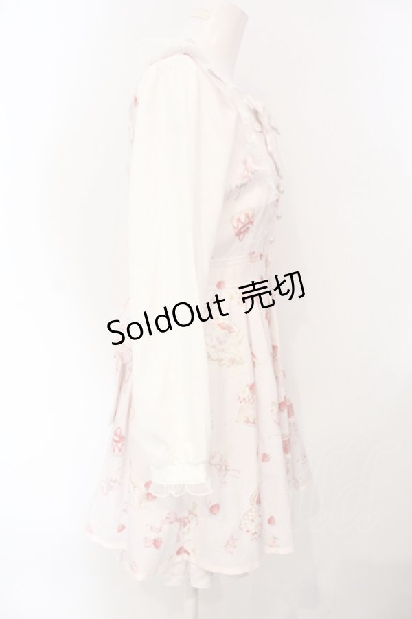 画像3: LIZ LISA / Strawberry Tea Partyワンピース  ピンク×シロ O-25-07-05-066-LO-OP-IG-OS (3)