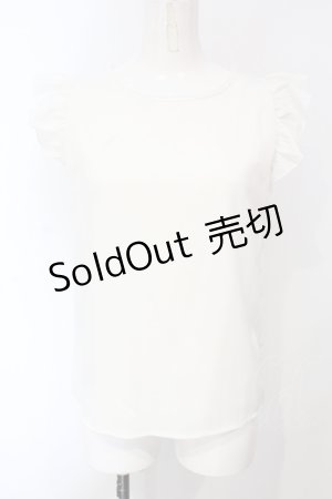 画像: evelyn / 肩フリルトップス  オフシロ O-25-07-05-073-LO-TO-IG-ZY