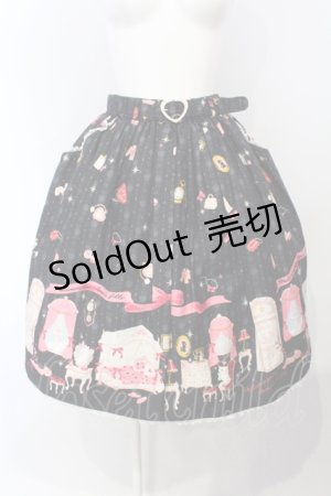 画像: metamorphose / お部屋柄スカート（ミニ）  クロ O-25-07-05-016-ME-SK-IG-OS