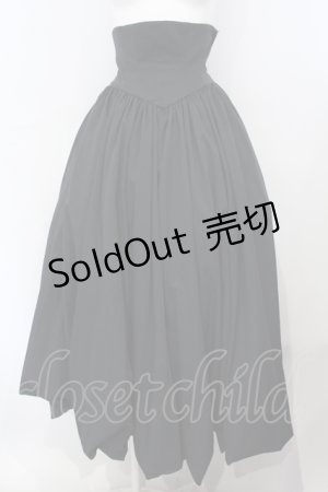 画像: ATELIER BOZ / ドロシー コルセットロングバルーンスカート  ブラック O-25-07-05-018-EL-SK-IG-OS