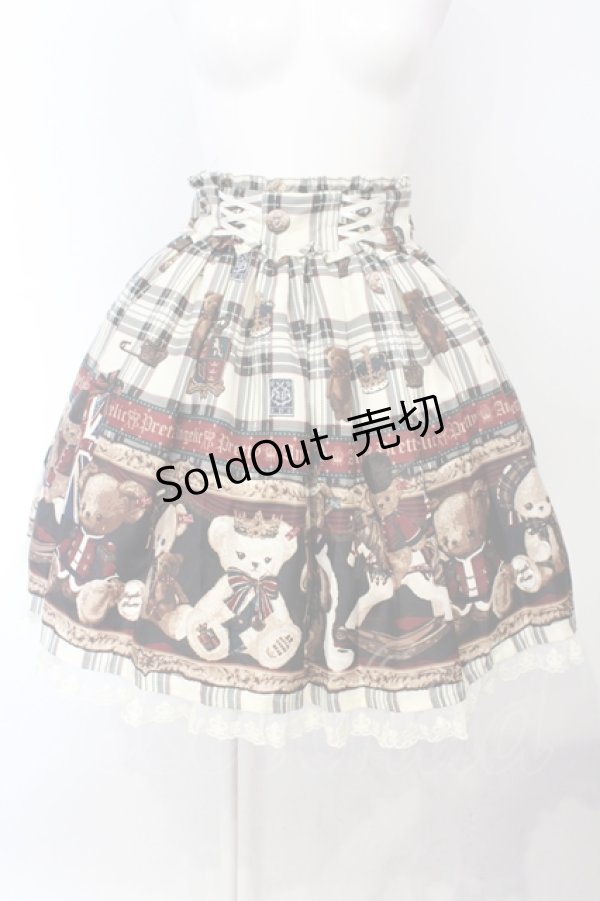 画像1: Angelic Pretty / British Bearスカート  アイボリー O-25-07-05-022-AP-SK-IG-OS (1)
