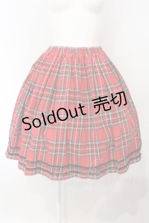 画像: Physical Drop / タータンチェックスカート  アカ O-25-07-05-025-LO-SK-IG-OS