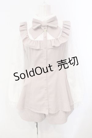 画像: Secret Honey / レース袖＆レースヨークセットアップ  ピンク O-25-07-07-001-CA-OP-OW-OS