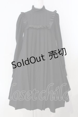 画像: Sheglit / "Sistina"タックワンピース M ブラック O-25-07-07-007-EL-OP-OW-OS