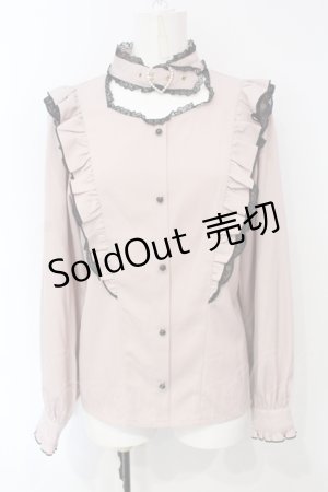 画像: Rojita / ハートバックルラッフルフリルブラウス F ピンク O-25-07-07-074-LO-BL-OW-OS