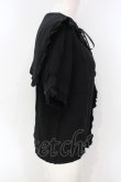 画像3: LISTEN FLAVOR / リボン付きセーラーブラウス F ブラック O-25-07-07-083-PU-BL-OW-ZT081 (3)