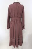 画像2: Ank Rouge / ベロア配色ロングワンピース M ピンク O-25-07-07-086-CA-OP-OW-ZY (2)