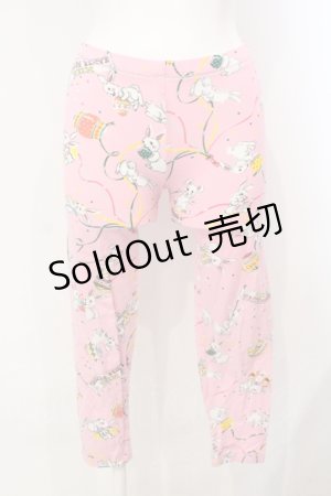 画像: MILK / イースターバニーptレギンス  ピンク O-25-07-07-003-ML-PA-OW-OS
