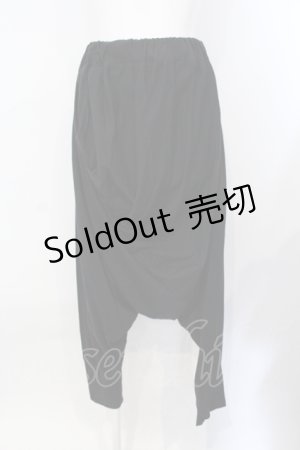 画像: Drug Honey / サルエルパンツ  ブラック O-25-07-08-046-PU-PA-OW-ZY