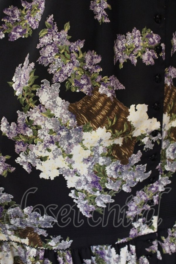 画像2: KANEKO ISAO / ラベンダーバスケットスカート  クロ O-25-07-08-073-EL-SK-IG-OS (2)