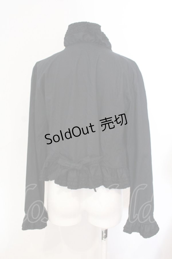 画像3: WONDERFUL WORLD / ピコフリルカーディガン  クロ O-25-07-08-101-LO-TO-IG-ZI (3)